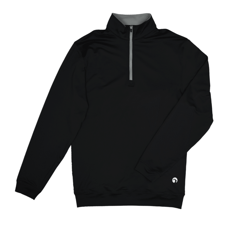 High Creek Daily 1/4 Zip Pullover in Black