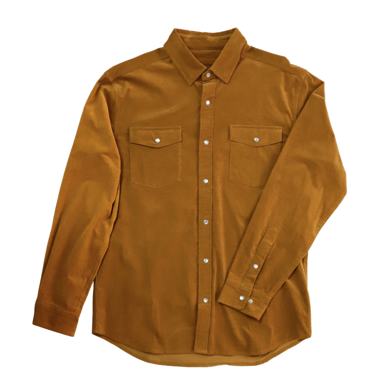High Creek Duke Long Sleeve Corduroy in Camel