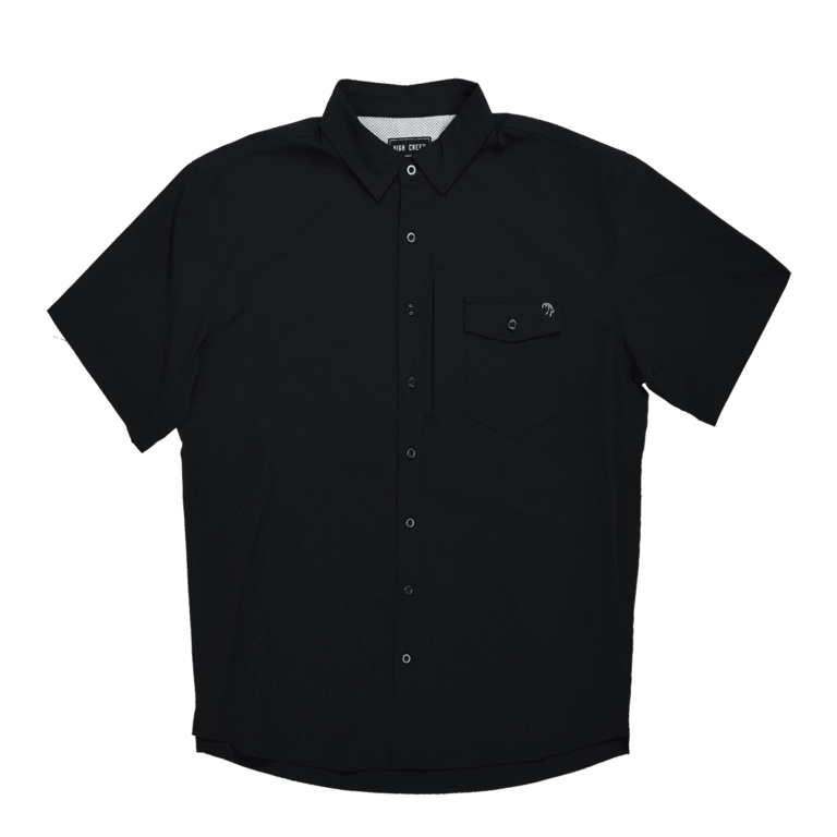 High Creek Fishing Shirt in Black
