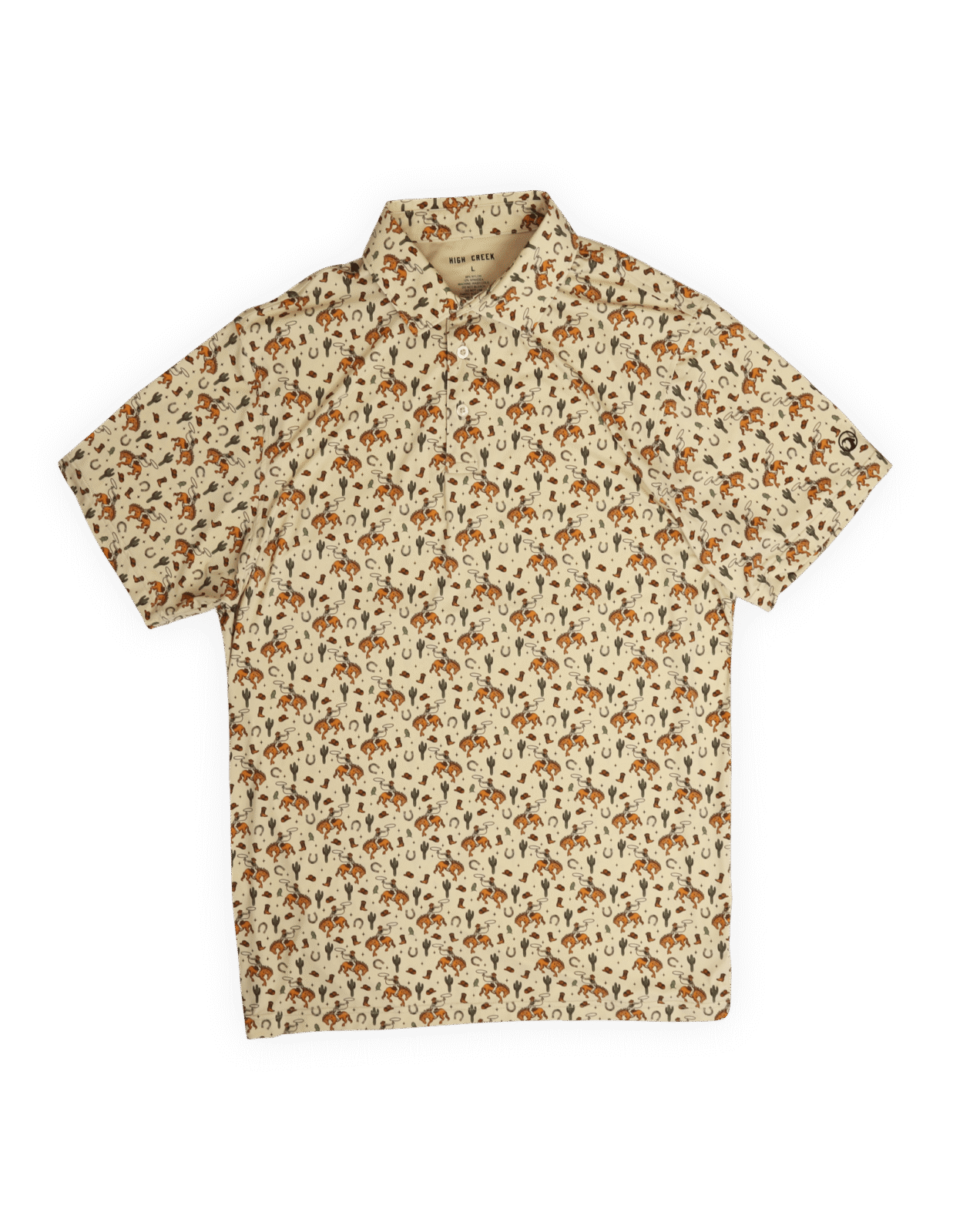 High Creek Rodeo Days Printed Polo