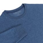 Holderness & Bourne The Kennedy Crewneck in Heathered Pacific Blue