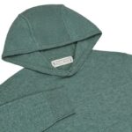 Holderness & Bourne The Logan Hoodie Sweater in Heathered California Spruce