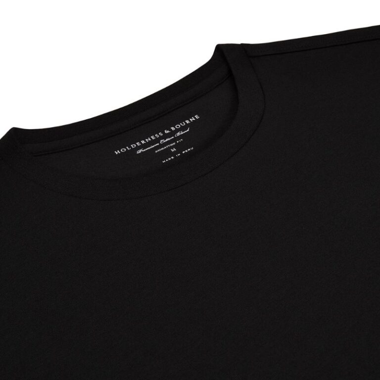 Holderness & Bourne The Mason T-Shirt in Black