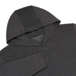 Holderness & Bourne The Stowe Hoodie in Heathered Dark Charcoal