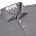 Holderness & Bourne The Anderson Polo in Heathered Gray