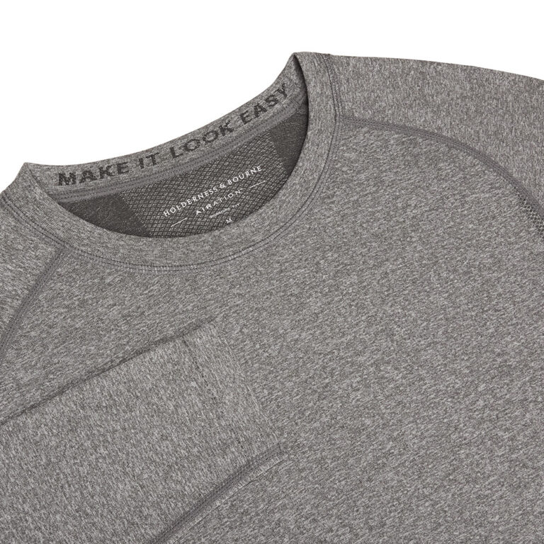 Holderness & Bourne The Carr T-Shirt in Heathered Gray