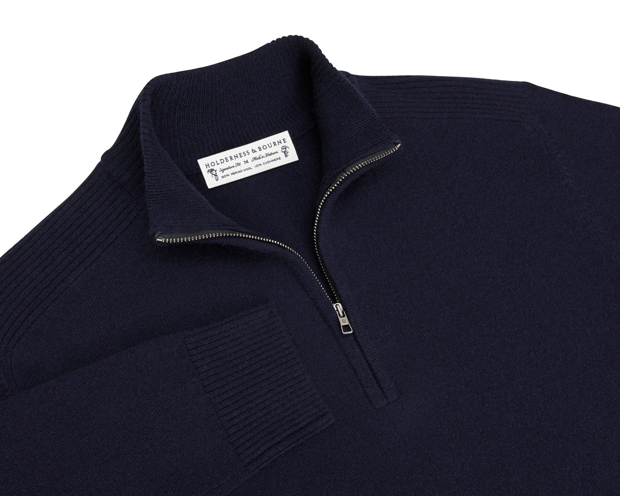 Holderness & Bourne The Cunningham Quarter-Zip Sweater