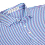 Holderness & Bourne The Fleming Polo in Tudor/Vista Blue/White