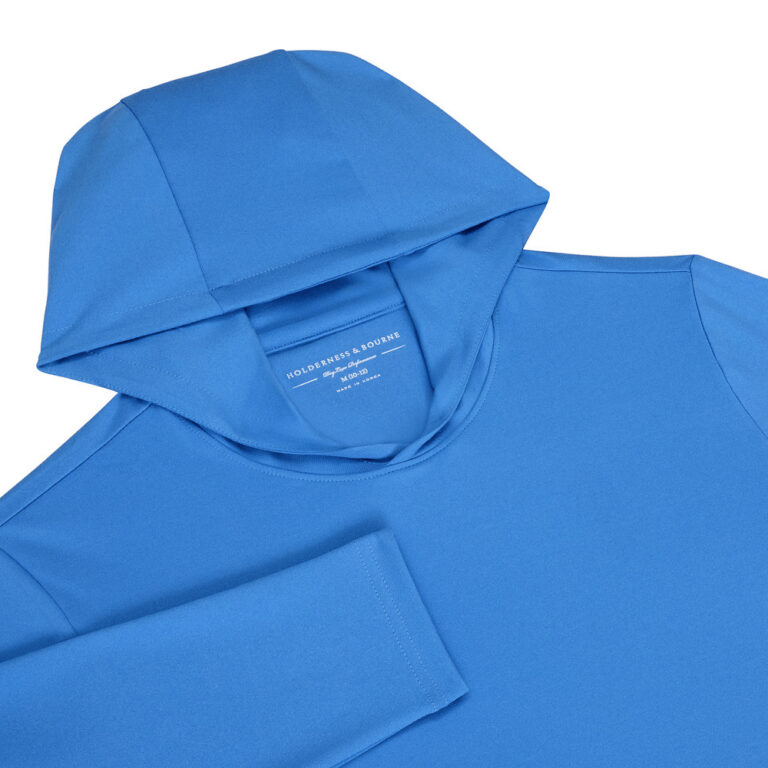 Holderness & Bourne The Jackson Boys Hoodie in Horizon Blue