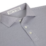 Holderness & Bourne The Perkins Polo in Gray & White