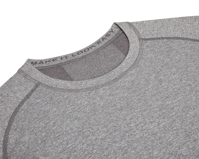 Holderness & Bourne The Pickett Performance T-Shirt in Heathered Gray