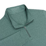 Holderness & Bourne The Royce Quarter-Zip in Heathered California Spruce