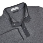 Holderness & Bourne The Sullivan Quarter-Snap in Heathered Charcoal