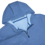 Holderness & Bourne The Tilley Quarter-Zip Hoodie in Heathered Andover