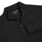 Holderness & Bourne The Westland Quarter-Zip in Black