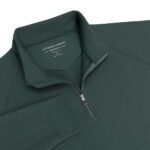 Holderness & Bourne The Westland Quarter-Zip in Heathered Cypress