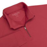 Holderness & Bourne The Westland Quarter-Zip in Liberty Red