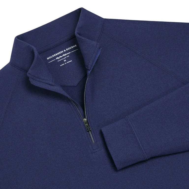 Holderness & Bourne The Westland Quarter-Zip in Navy