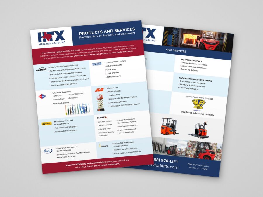 HTX Material Handling line card