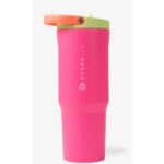 HydroJug 32oz Sport Water Bottle in Orchid Purple-Green-Orange