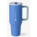 HydroJug 32oz Traveler in Riptide Light Blue-Light Gray-Dark Blue