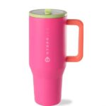 HydroJug 32oz Traveler in Orchid Pink-Green-Orange