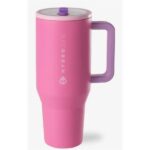 HydroJug 40oz Traveler in Pink Sugar-Light Purple