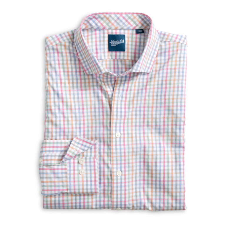 Johnnie-O Albie Performance Button-Down in White