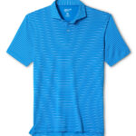 Johnnie-O Beau Performance Polo in Iris Blue
