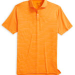 Johnnie-O Beau Performance Polo in Orange 1
