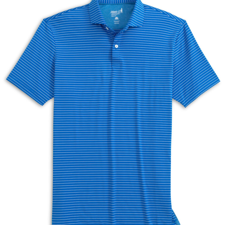 Johnnie-O Beau Performance Polo in Palisades Blue