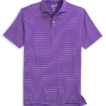 Johnnie-O Beau Performance Polo in Purple 1