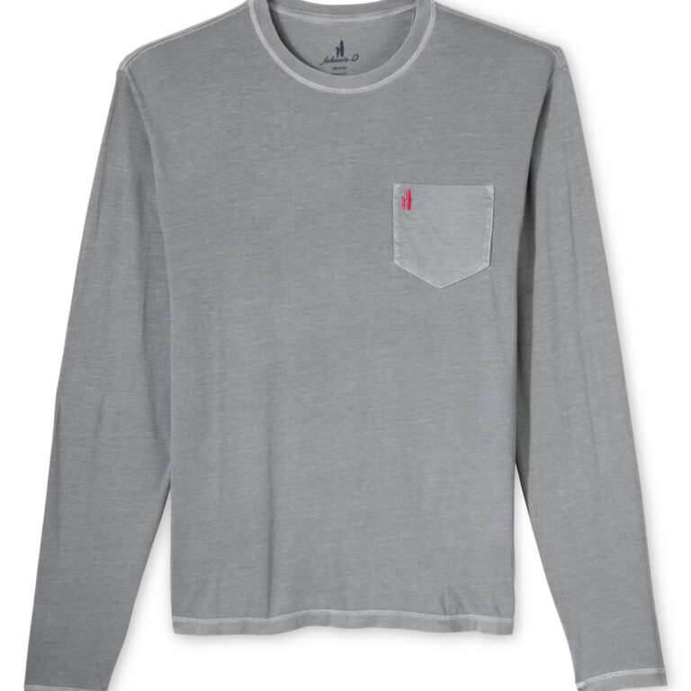 Johnnie-O Brennan 2.0 Pocket Tee in Washed Black