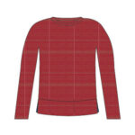 Johnnie-O Brittany Women’s Crewneck Sweatshirt in Maroon 1