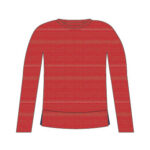 Johnnie-O Brittany Women’s Crewneck Sweatshirt in Red 1
