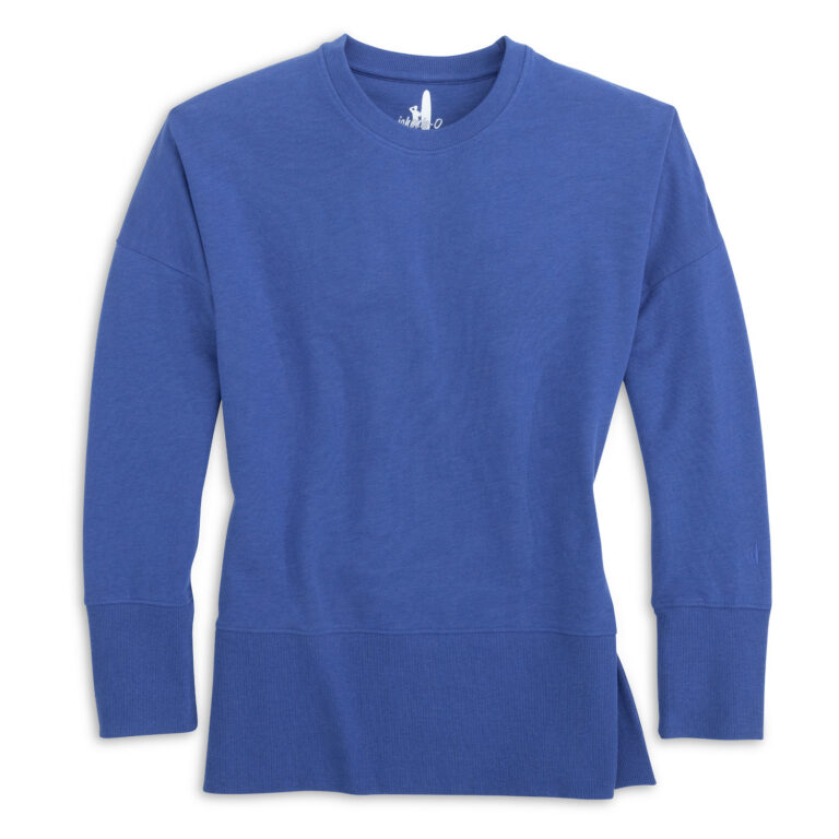 Johnnie-O Brittany Women's Crewneck Sweatshirt in Royal 2