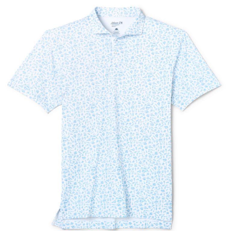 Johnnie-O Cabo Breaks Performance Polo in Maliblu