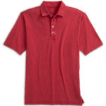 Johnnie-O Coastal Wash Polo in Crimson
