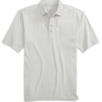 Johnnie-O Coastal Wash Polo in Light Gray