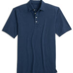 Johnnie-O Coastal Wash Polo in Midnight Navy