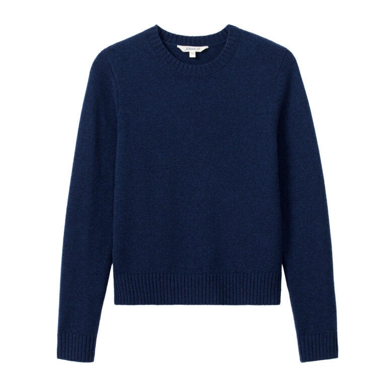Johnnie-O Corinne Women's Cashmere Crew in Navy