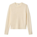 Johnnie-O Corinne Women’s Cashmere Crew in Vanilla