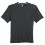 Johnnie-O Course Performance Tee in Heather Black