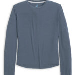 Johnnie-O Course Women’s Long Sleeve Tee in Bering Sea