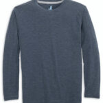 Johnnie-O Course Youth Long Sleeve Tee in Wake