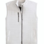 Johnnie-O Crosswind Quilted Vest in White