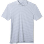 Johnnie-O Cruz Stripe Performance Polo in Navy