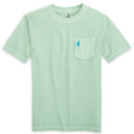 Johnnie-O Dale 2.0 Youth Tee in Pistachio