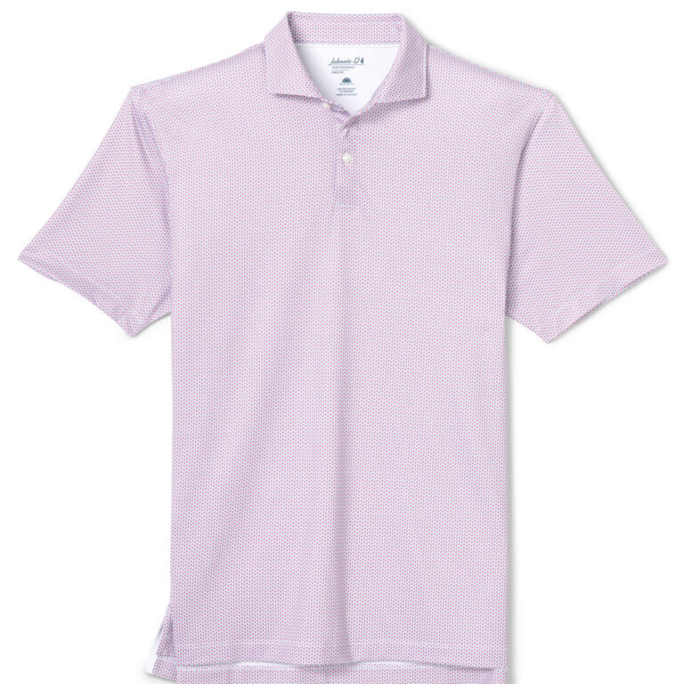 Johnnie-O Darts Performance Polo in Racing Red
