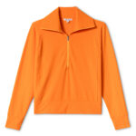 Johnnie-O Eliza Women’s Half-Zip in Orange 1
